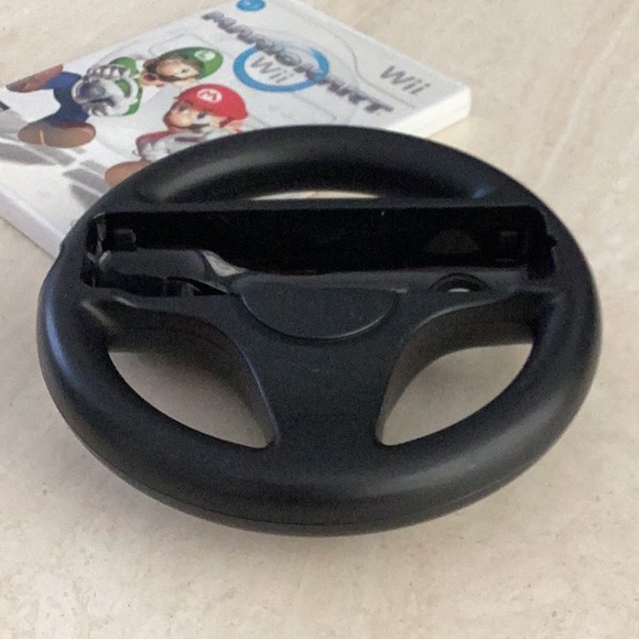 Mario Kart & Wheel Nintendo Wii Game Racing Steering Driving Drive - Picture 10 of 12